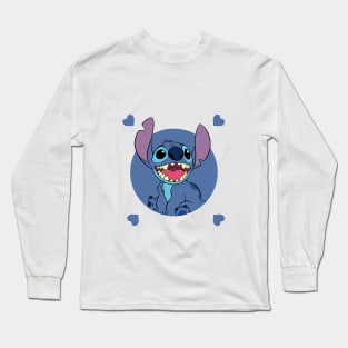 Stitch Heart Long Sleeve T-Shirt